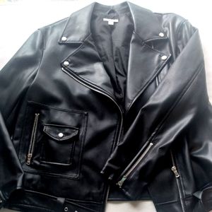 BAR lll faux leather jacket, large